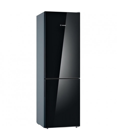 BOSCH KGV36VBEAS - Réfrigérateur combiné - 307 L (213 + 94 L) - Froid low frost - L 60 x H 186 cm - Noir