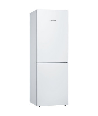 BOSCH KGV33VWEAS - Réfrigérateur congélateur bas - 286L (192+94) - Froid brassé low frost - L 60cm x H 176cm - Blanc
