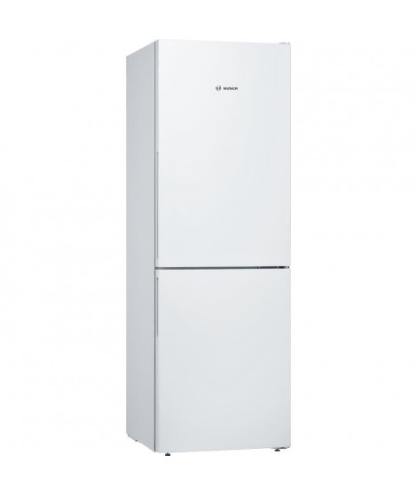 BOSCH KGV33VWEAS - Réfrigérateur congélateur bas - 286L (192+94) - Froid brassé low frost - L 60cm x H 176cm - Blanc