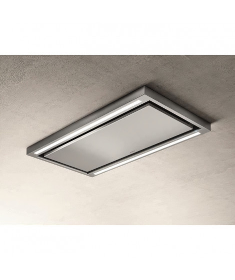 Hotte de plafond Cloud seven IX / A / 90 ELICA PRF0142094 - L 90 cm - Inox - Extraction ou filtre - 760 m³ air/h max - 3 vite…