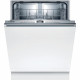 Lave-vaisselle tout intégrable BOSCH SMV4HTX28E SER4 - 12 couverts - Induction - L60 cm - Home Connect - 46dB