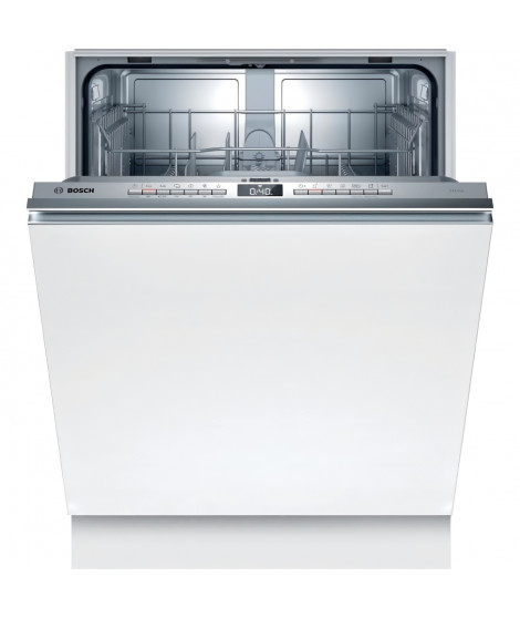 Lave-vaisselle tout intégrable BOSCH SMV4HTX28E SER4 - 12 couverts - Induction - L60 cm - Home Connect - 46dB