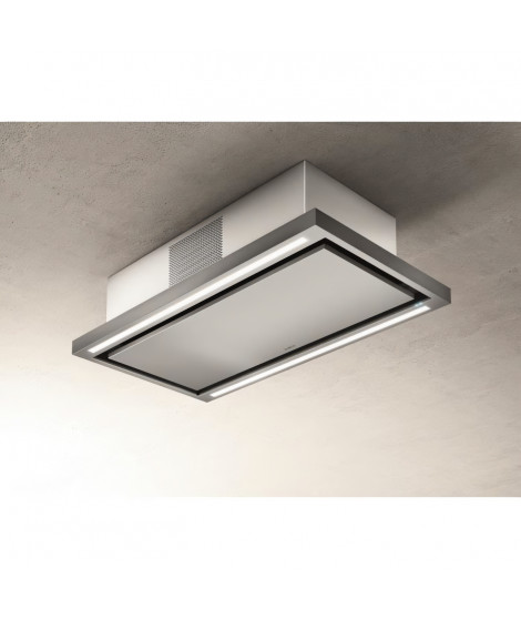 Hotte de plafond ELICA Cloud seven IX / F / 90 PRF0141953 - L 90 cm - Inox - Recyclage - 760 m³ air / h max - 3 vitesses