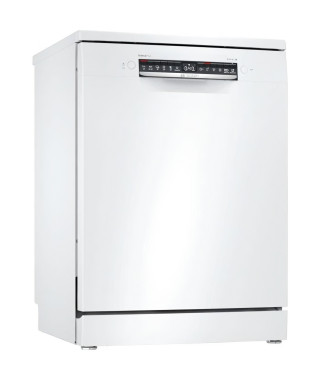 Lave-vaisselle pose libre BOSCH SMS4HTW47E SER4 - 12 couverts - Induction - L60cm - 44dB - Blanc