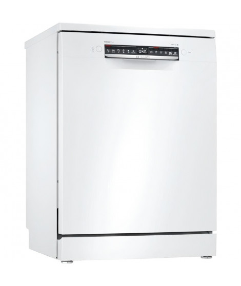 Lave-vaisselle pose libre BOSCH SMS4HTW47E SER4 - 12 couverts - Induction - L60cm - 44dB - Blanc