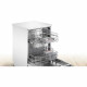 Lave-vaisselle pose libre BOSCH SMS4HTW47E SER4 - 12 couverts - Induction - L60cm - 44dB - Blanc