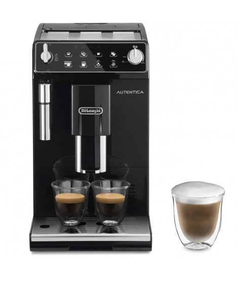 Machine expresso automatique avec broyeur - DELONGHI Autentica ETAM29.510B Noir