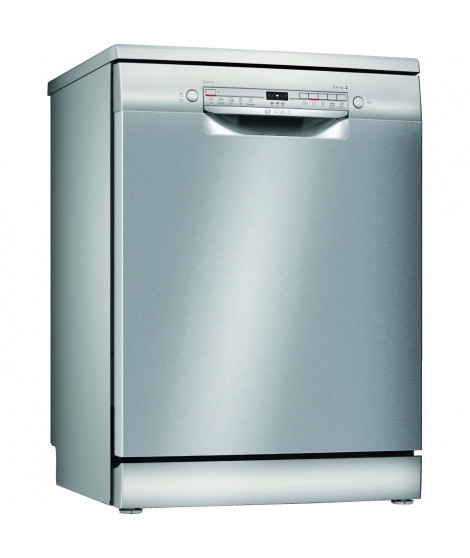 Lave-vaisselle pose libre BOSCH SMS2ITI12E SER2 - 12 couverts - Induction - L60cm - Home Connect - 48dB - Silver/Inox