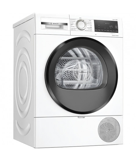Seche-linge pompe a chaleur BOSCH WQG245A0FR SER6 - 9 kg - Classe A++ - Blanc