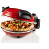 Four a Pizza électrique ARIETE - Rouge - Pierre réfractaire - 1200W - Diametre 33cm - Température max 400°C