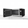 Micro-ondes simple Pose-libre BOSCH - FFL023MS2 - Nettoyage hydrolyse - Volume: 20 l - H:26cm/L44,2cm/P:34,5cm - Noir