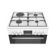 BOSCH HXR39IG20 - Cuisiniere mixte - 3 foyers gaz et 1 électrique - Four multifonction full ecoclean - 66 L - A - L 60 cm - B…
