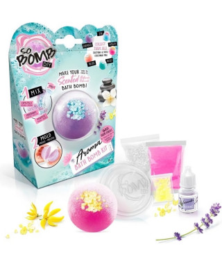 CANAL TOYS - So DIY - Kit a l'unité pour bombe de bain effervescente - Aromathérapie - So Bomb - Bath Bomb 1 pack - BBD 038