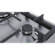 BOSCH - PGP6B5B90 - Table gaz - 4 brûleurs - 7500W - L58,2cm x P52cm - Acier Inox