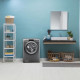 Lave-linge séchant CANDY CSWS496TWMRRE-47 - 9 / 6 kg - Induction - 1400 trs/min - Vapeur - connecté - Classe A - Anthracite