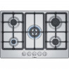 BOSCH - PGQ7B5B90 - Table de cuisson a gaz  - 5 zone - 10800W - 75 cm - Acier Inox