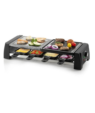 Raclette - Grill - Pierre a cuire DOMO - 8 personnes DO9190G
