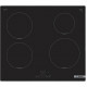 Table induction BOSCH - 4 foyers - L: 592 mm x P: 522 mm - PUE611BB5E