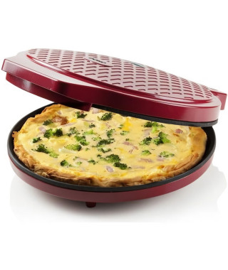 Four a pizza - DOMO - My express - 1450W - Rouge - Minuterie - Température variable
