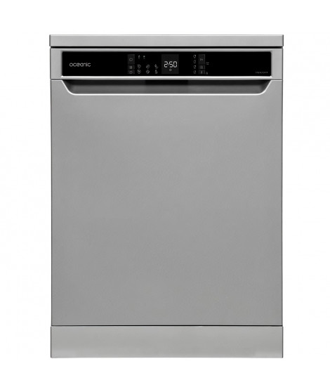 Lave-vaisselle pose libre OCEANIC OCEALV1247S - 12 couverts - 47 dB silver