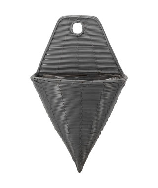 Fixation Murale - Faux rotin - Ardoise - 35cm - SMART GARDEN