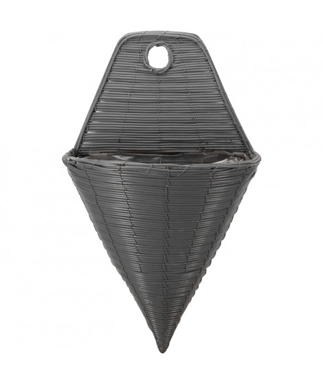 Fixation Murale - Faux rotin - Ardoise - 35cm - SMART GARDEN