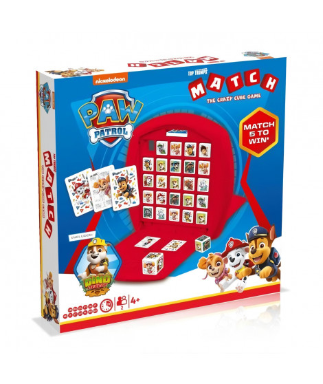 Match La Pat'Patrouille Dino Rescue - Jeu de société - WINNING MOVES - Jeu d'observation et de tactique