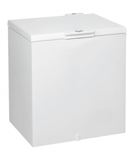Congélateur coffre - WHIRLPOOL WHM2112 - 204L - Classe E - L 81 cm x H 86,5 cm - blanc