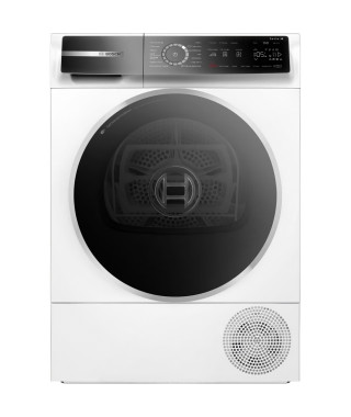 Seche-linge pompe a chaleur - BOSCH SER8 - WQB246C0FR -  9,0 kg - Moteur Induction - Classe énergie A+++ - L60cm - Blanc