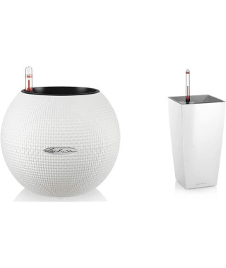 LECHUZA Jardiniere PURO Color 50 ALL-IN-ONE diametre 49 cm blanc 446115