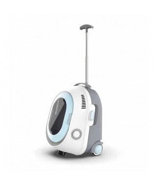 Caisse transport FULL - Mpets - TROLLEY -  Bleue & Blanc