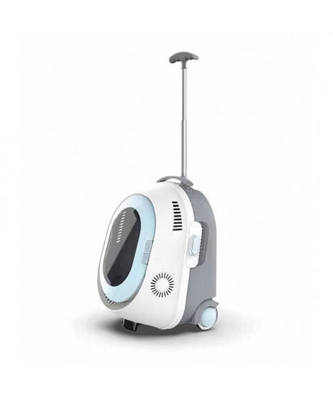 Caisse transport FULL - Mpets - TROLLEY -  Bleue & Blanc