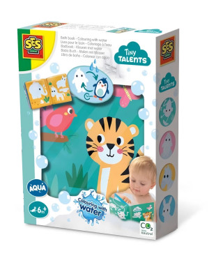 Livre pour le bain - Coloriage a l'eau - SES CREATIVE