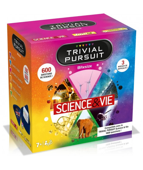 Trivial Pursuit Voyage Science & Vie - Jeu de société - WINNING MOVES - Trivial Pursuit avec 600 questions sur la Science & Vie.