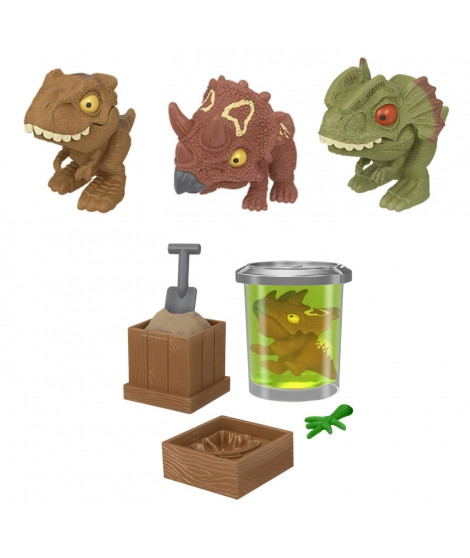 JURASSIC WORLD  Assortiment figurines  Dinos dévoreurs - MATTEL - HVB29 - modele aléatoire
