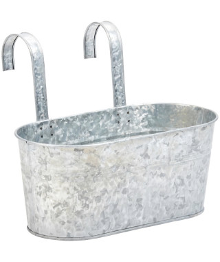 Jardiniere suspendue - Acier galvanisé - 30 cm - SMART GARDEN