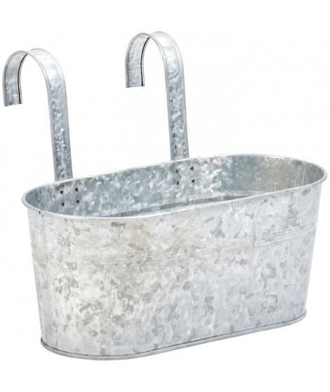 Jardiniere suspendue - Acier galvanisé - 30 cm - SMART GARDEN