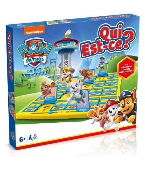 Qui est-ce ? La Pat'Patrouille - Jeu de société - WINNING MOVES - Version Qui est-ce? avec les personnages de la Pat'Patrouille.