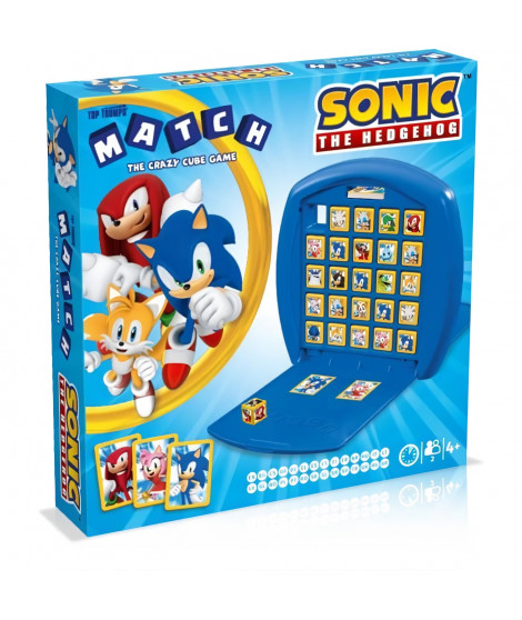 Match Sonic the Hedgehog - Jeu de société - WINNING MOVES - Jeu d'observation et de tactique avec les personnages du Jeu vidé…