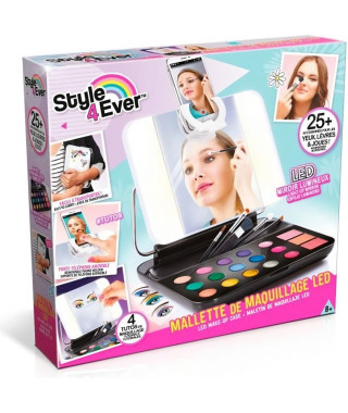 Mallette de maquillage avec miroir LED lumineux et porte-téléphone- Style 4 Ever - des 8 ans - OFG247 - Canal Toys