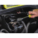 Coffret 1 clé 90 dents (angle de reprise 4°) & 16 douilles (de 7 a 24 mm), adaptateur Hex 1/4'' - Hex 3/8'' - Compatible Ryobi