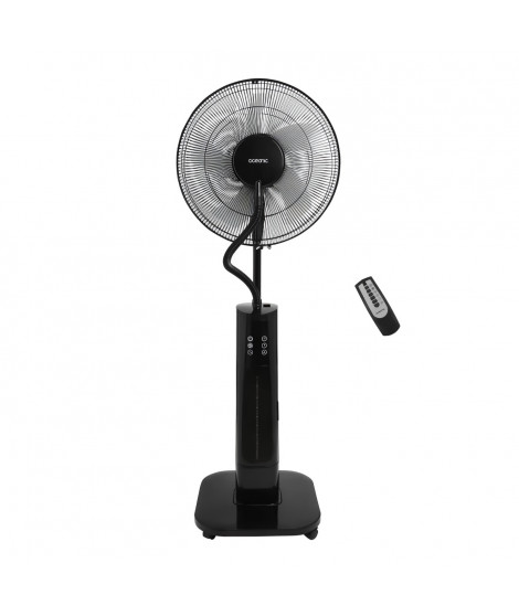 OCEANIC Ventilateur brumisateur sur pied 2 en 1- Ø44 cm - 70 W - 2 L - Télécommande - Minuterie
