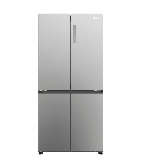 Réfrigérateur multi-portes - HAIER - HCR3818ENMM - Classe E - 467 L - 35 dB - 181,5 x 83,3 x 65 cm - Silver