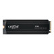 SSD Interne Gaming avec Dissipateur Premium - CRUCIAL - T705 SSD 2To PCIe Gen5 NVMe M.2 (2024) - CT2000T705SSD5