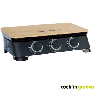 Plancha gaz 2B - COOK'IN GARDEN - DUNE 70 - 3 brûleurs