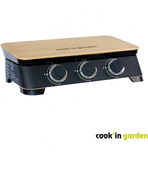 Plancha gaz 2B - COOK'IN GARDEN - DUNE 70 - 3 brûleurs
