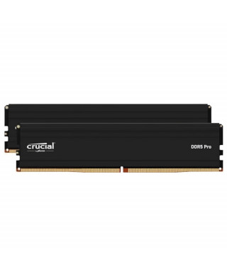Mémoire RAM - CRUCIAL - Pro DDR5 32Go Kit (2x16Go) - 6000MHz - Intel XMP 3.0 - 32Go DDR5 - CP2K16G60C48U5