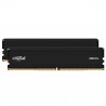 Mémoire RAM - CRUCIAL - Pro DDR5 32Go Kit (2x16Go) - 6000MHz - Intel XMP 3.0 - 32Go DDR5 - CP2K16G60C48U5