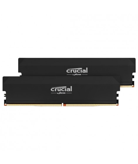 Mémoire RAM - CRUCIAL - Pro DDR5 32Go Kit (2x16Go) - 6000MHz - CL36 - Édition Overclocking - CP2K16G60C36U5B