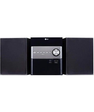 LG CM1560 - Micro Chaîne HiFi Bluetooth - Lecteur CD Audio - Radio FM - Noir